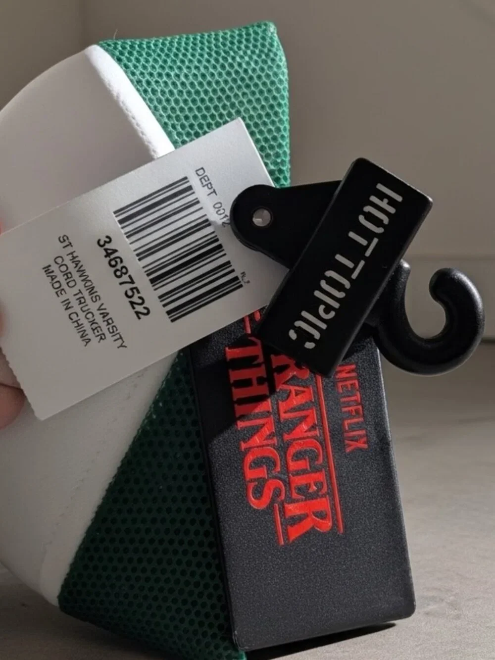 NWT Stranger Things Hawkins High Basketball Trucker Hat Hot Topic
